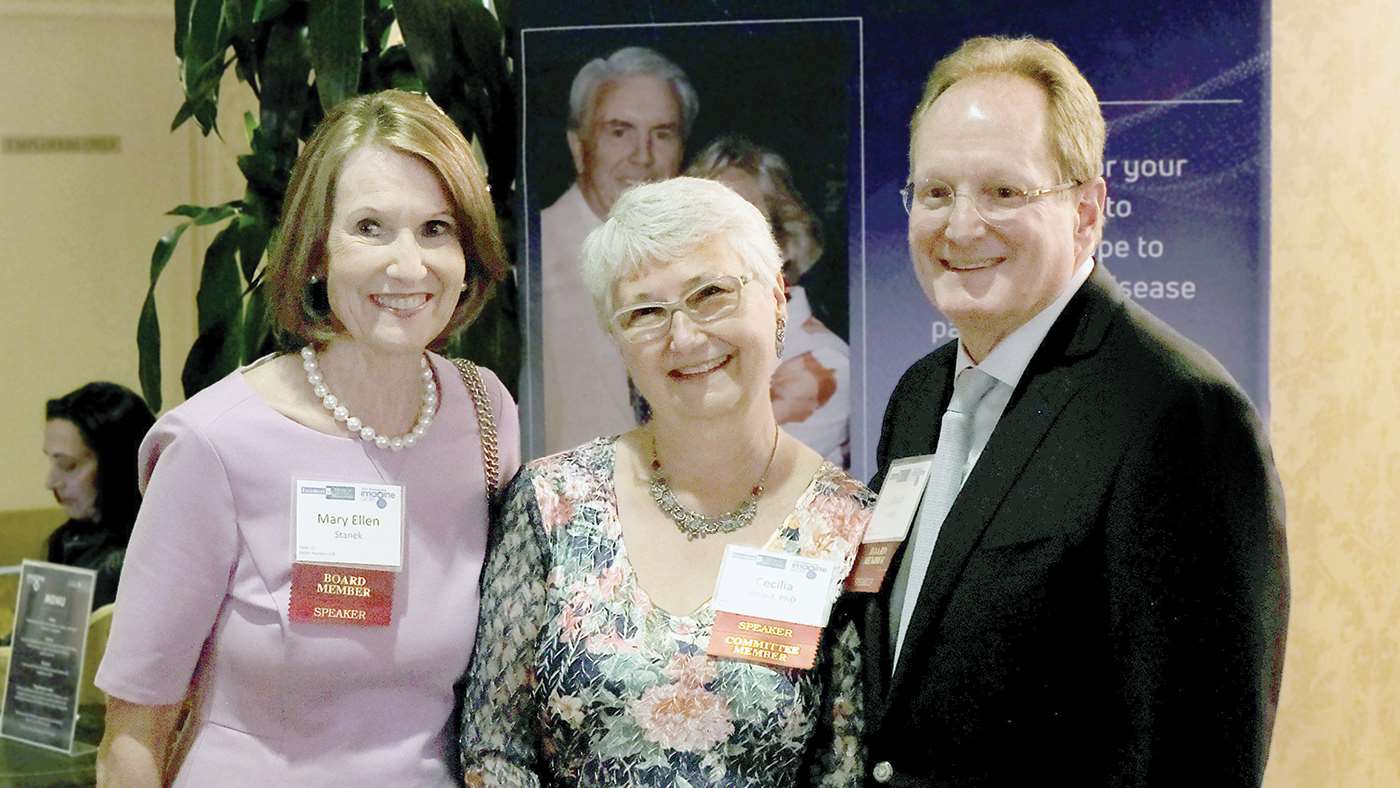 Mary Ellen Stanek, Dr. Cecilia Hillard and David Lubar